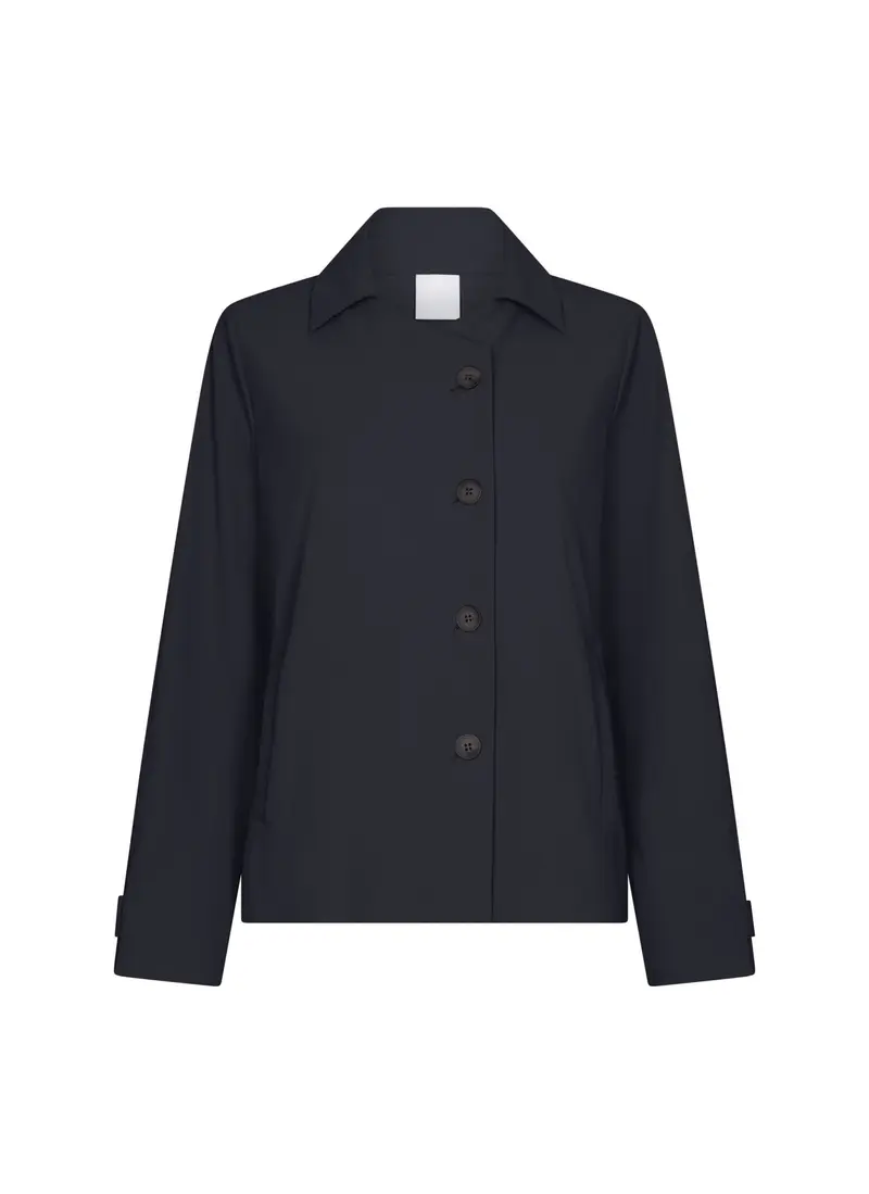 Jacket | Bonded Travel | Misato | Black-Blue