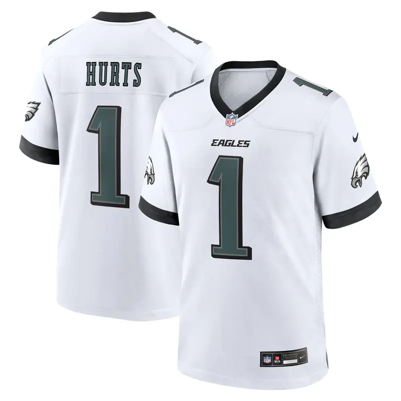 Jalen Hurts Philadelphia Eagles Nike Game Jersey Road Nike
