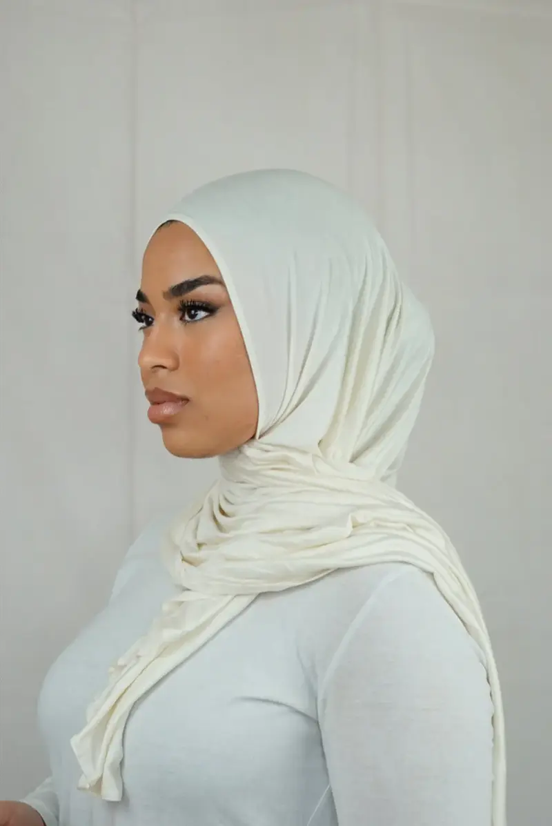 Jersey to go - creme white