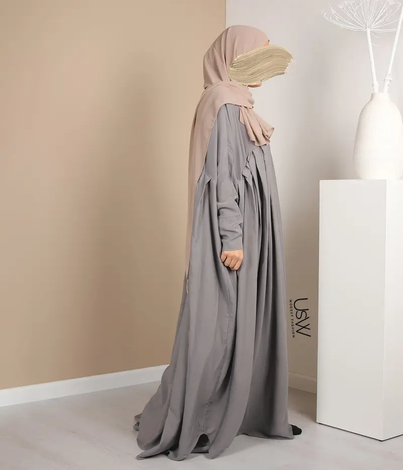 Jilbab Qatariyya Grey