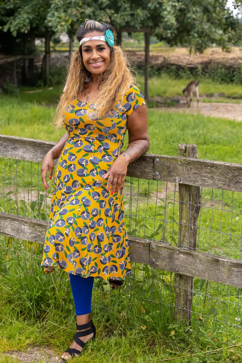 Joka jurk- retro lemon - gemaakt door Tantilly