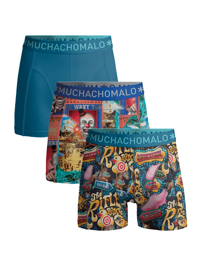 Jongens 3-pack Boxershorts Funfair