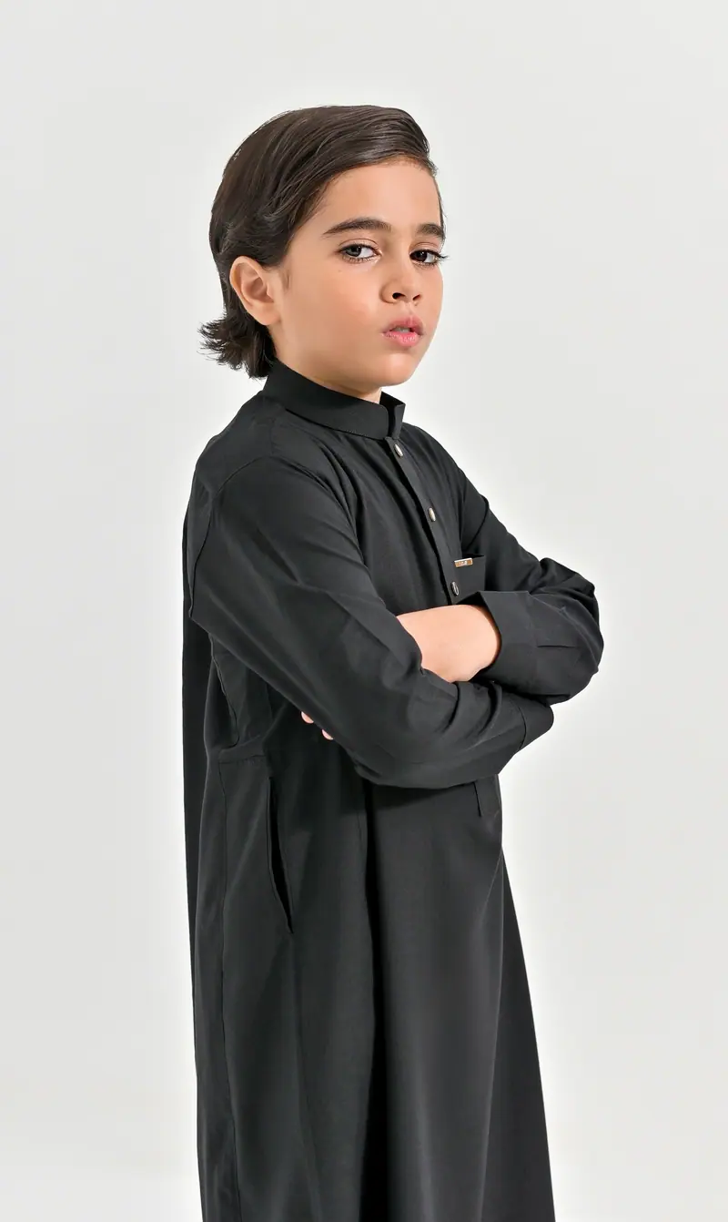 Jongens Chino Qamees - Black