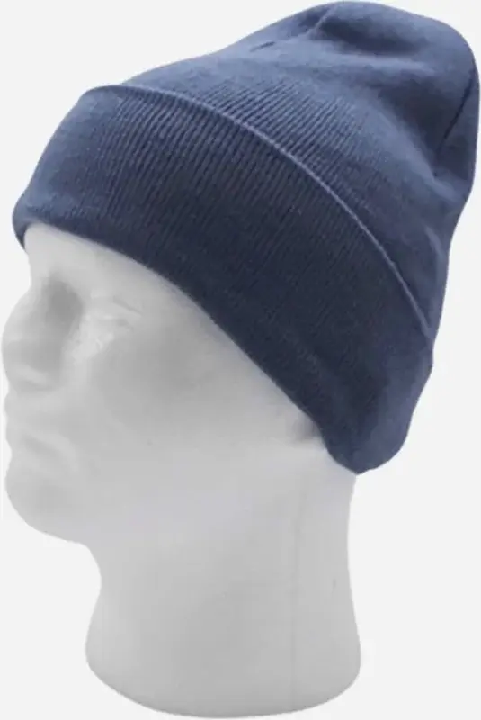 Jongens muts effen blauw. Maat