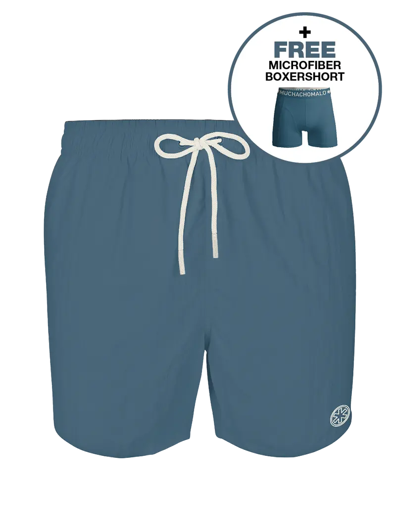 Jongens zwembroek blauw