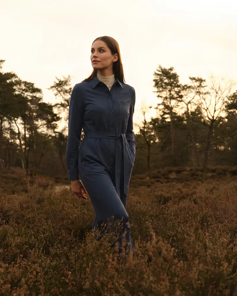 Jumpsuit | Heavy Travel Printed | Simmy | Denim