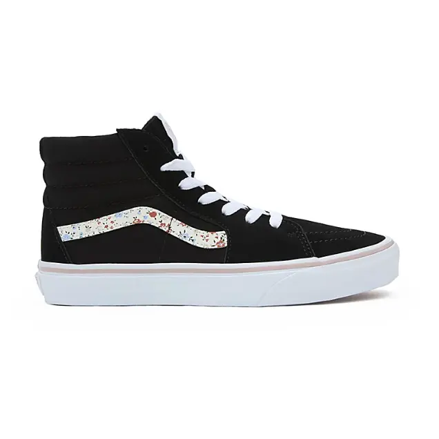 JUNIOR SK8-Hi FLORAL BLACKMULTI