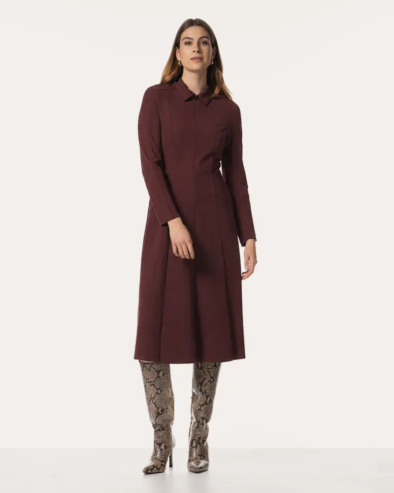 Jurk | Comfort Travel | Lujika | Merlot