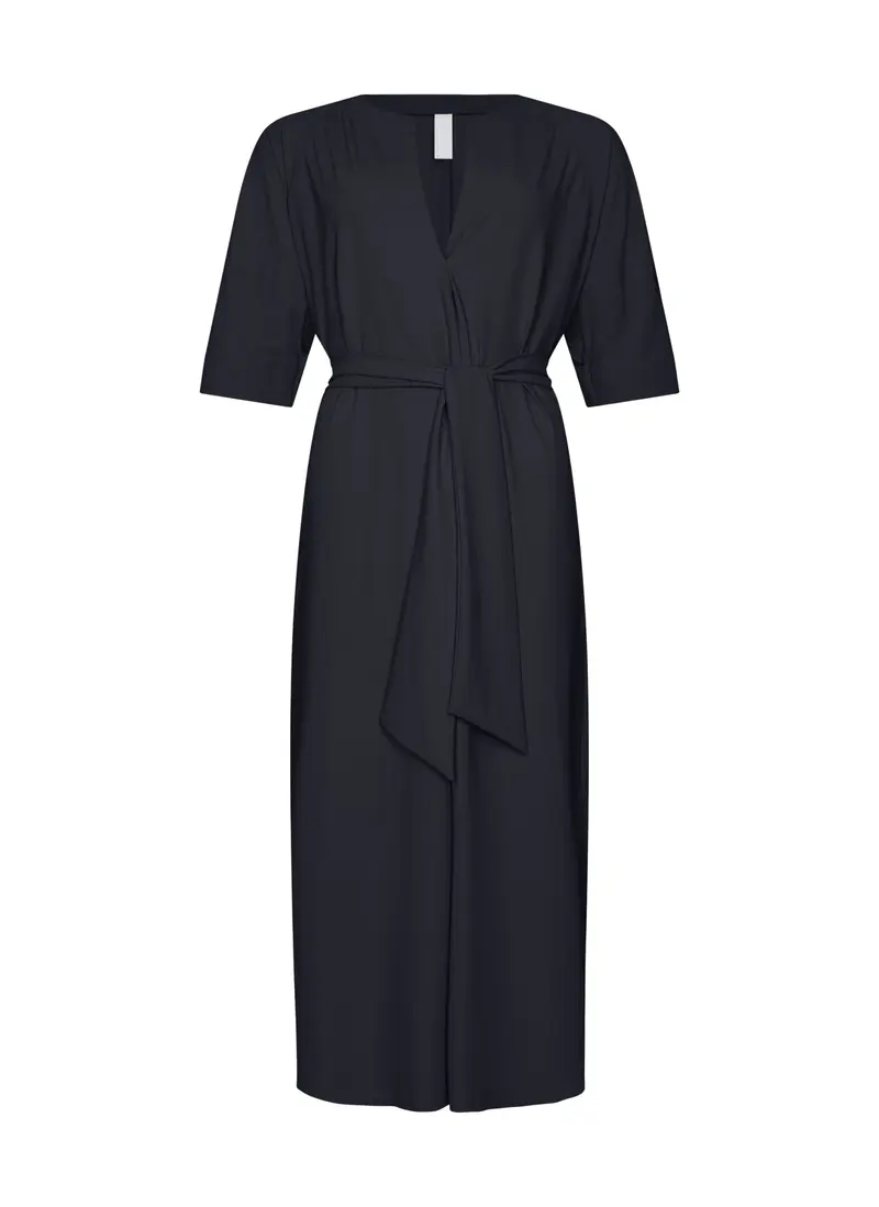 Jurk | Regular Travel | Gero | Black-Blue