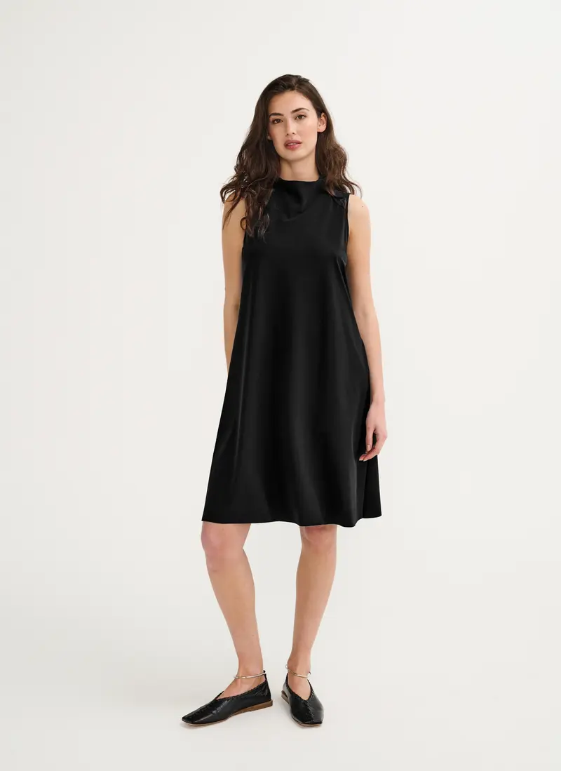 Jurk | Travel Jersey | Amya | Deep Black