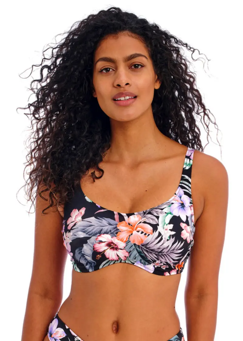 Kamala Bay Bralette Bikini Top Midnight