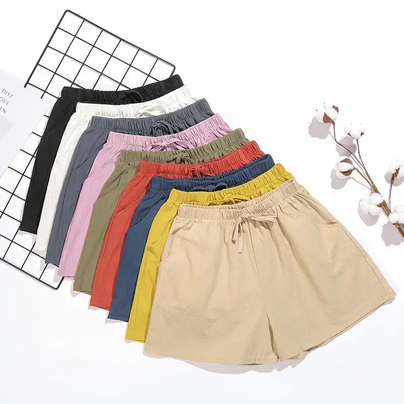 Katoenen short voor dames