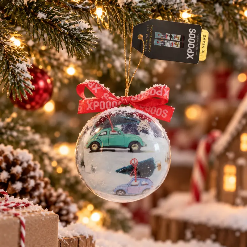 Kerstbal Busy herensokken