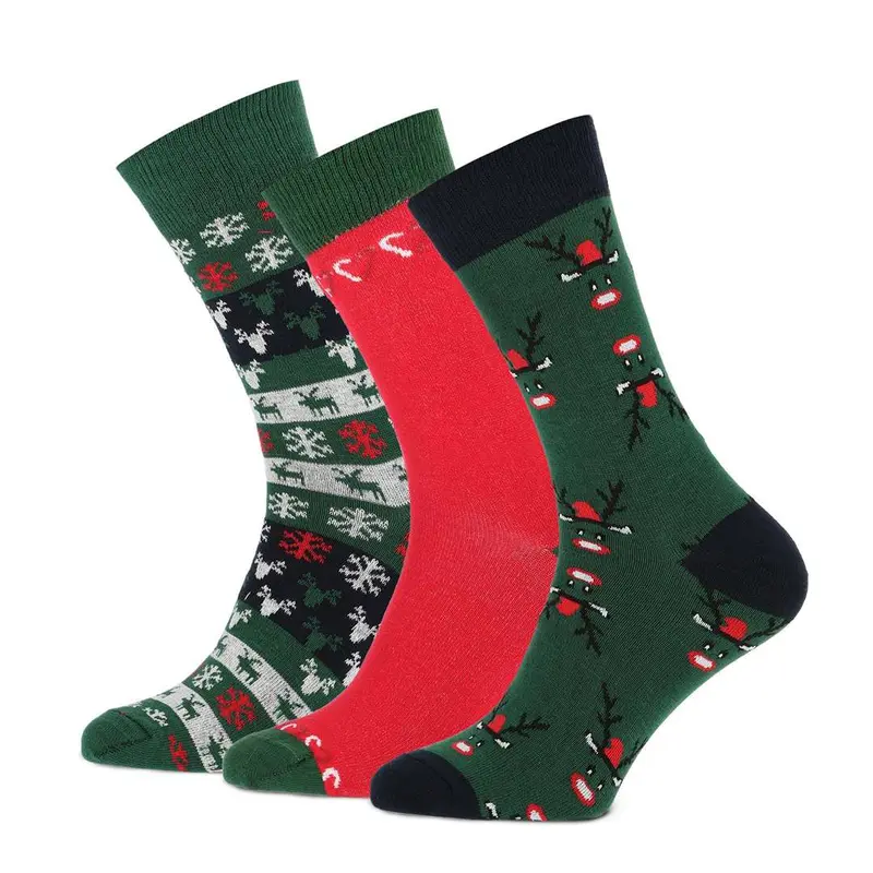 Kerstsokken Dames 3-pack