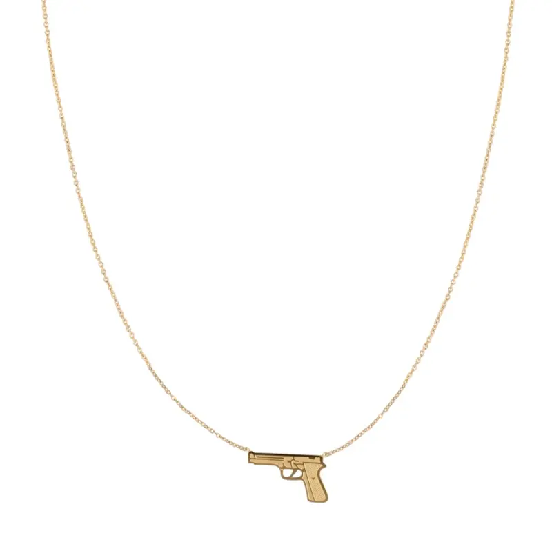 Ketting Dress To Kill Goudkleurig - Roestvrij Staal