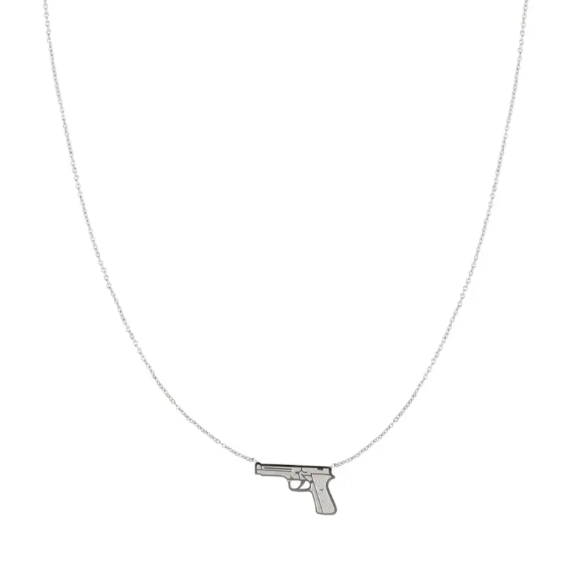 Ketting Dress To Kill Zilverkleurig - Roestvrij Staal