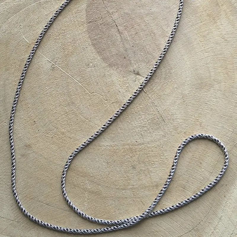 Ketting geoxideerd sterling zilver 925