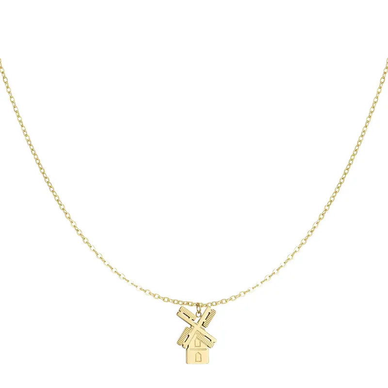 Ketting Molen Goudkleurig - Roestvrij Staal