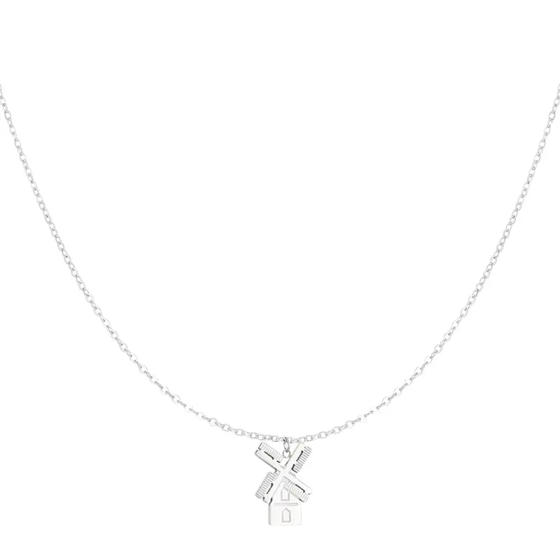 Ketting Molen Zilverkleurig - Roestvrij Staal