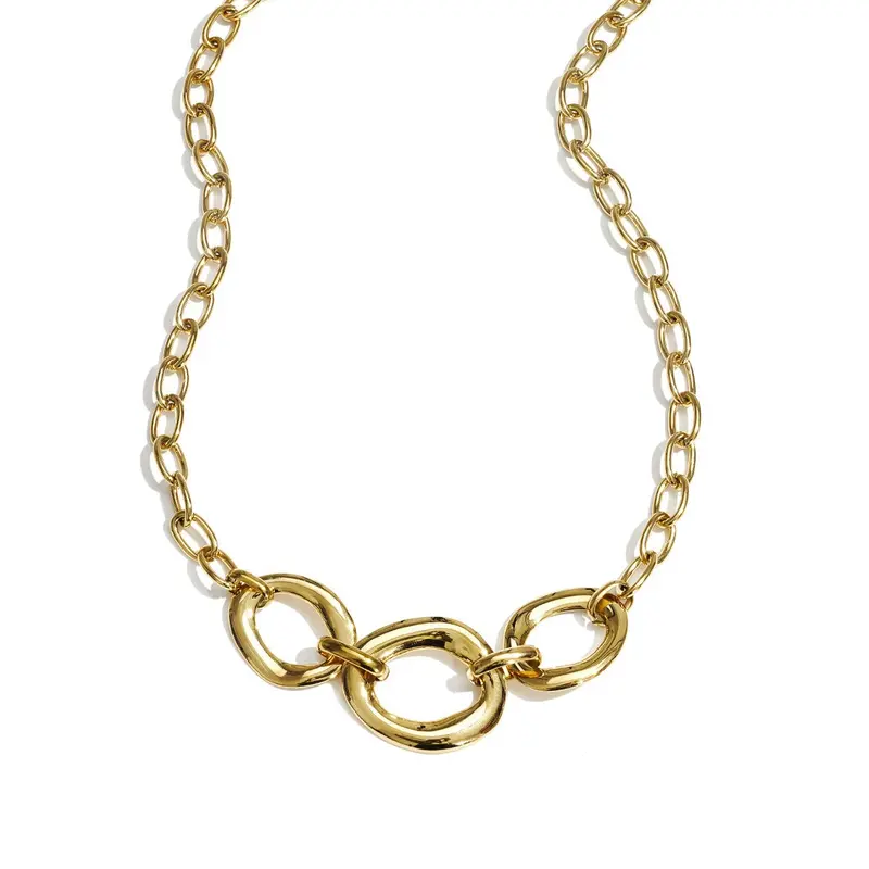 Ketting statement Zilver of Goudkleurig - Roestvrij Staal