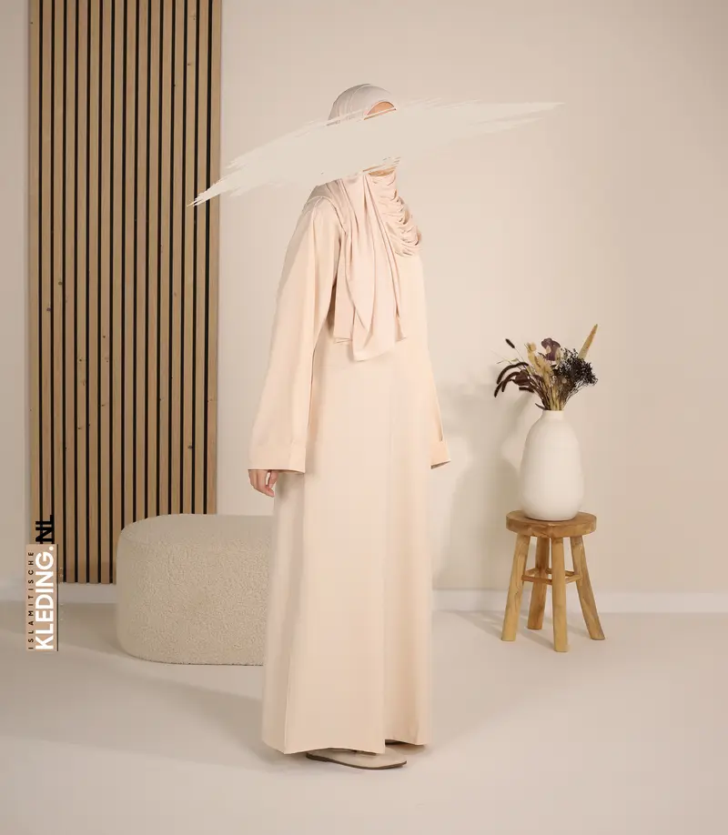 Kimono Abaya - Powder