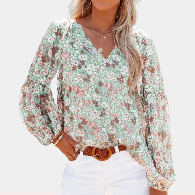 Klassieke Damesblouse met Lange Mouwen