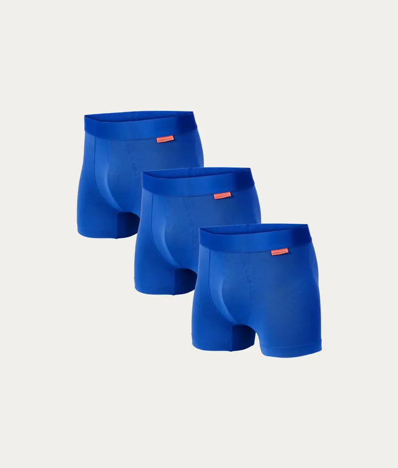 Kobaltblauwe Boxershort Arctic Sea (3-pack)
