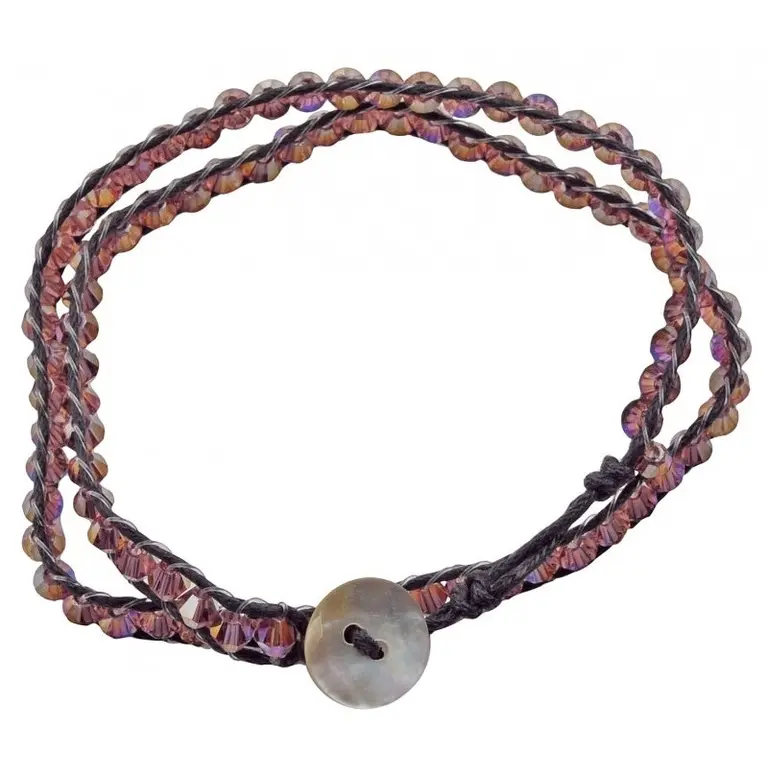 Kristallen armband Crystal Pink