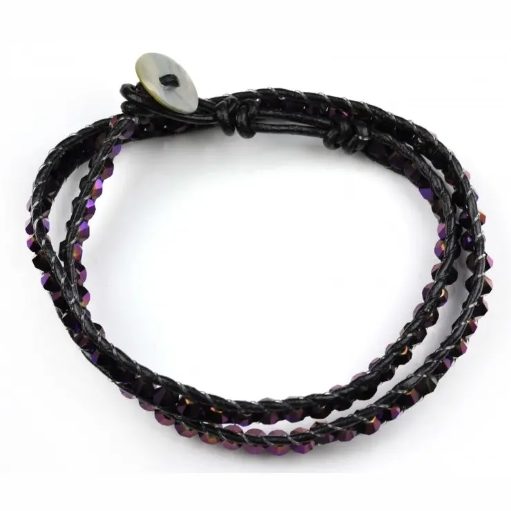 Kristallen armband Crystal Purple