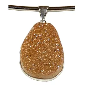 Kristallen ketting Quartz Bling Caramel