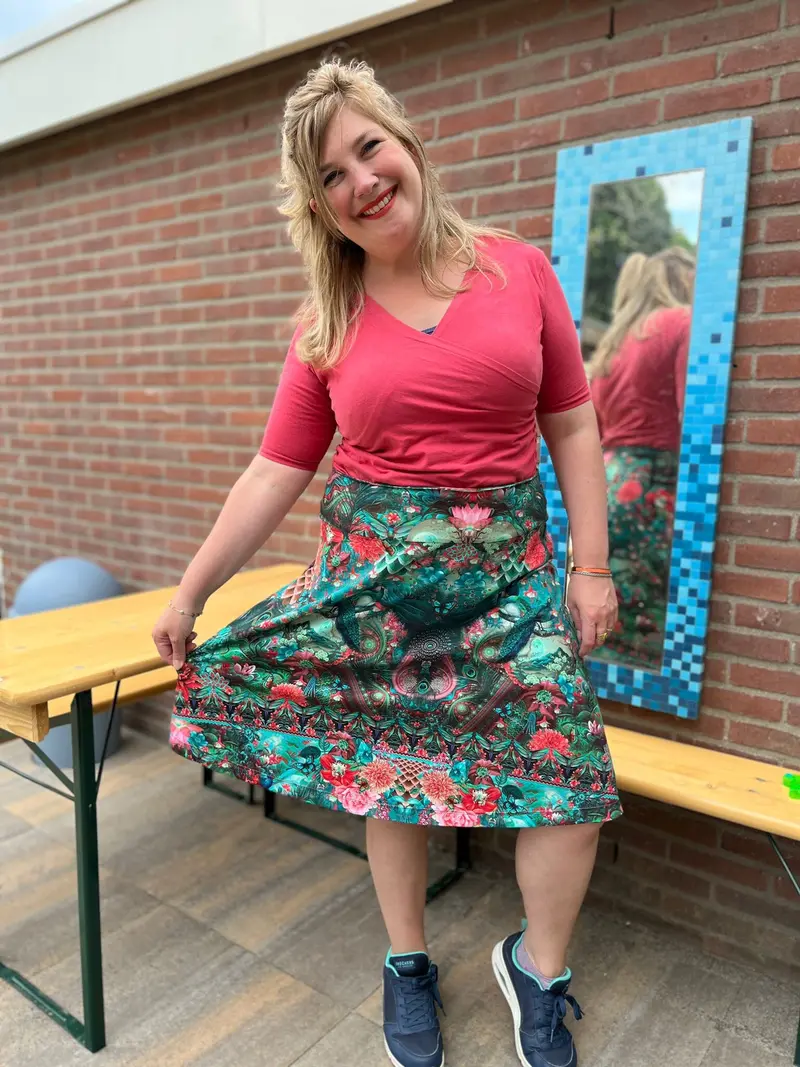 Lalelei rok - peacock - gemaakt in Nederland