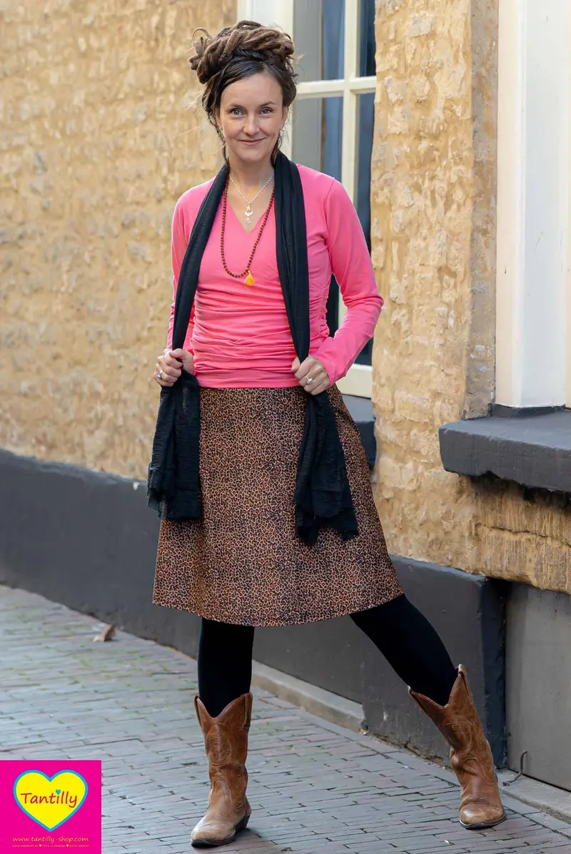 Lalelei skirt- luipaard - gemaakt in Holland