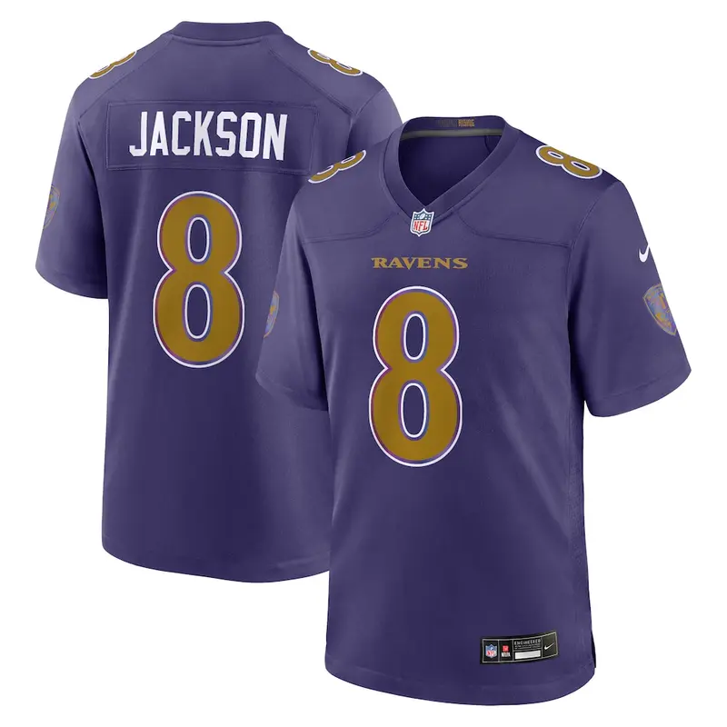 Lamar Jackson Baltimore Ravens 2026 NFL Game Secondary Alt. Jersey Nike