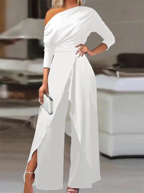 Laura | Elegante Jumpsuit Met Wijde Pijpen