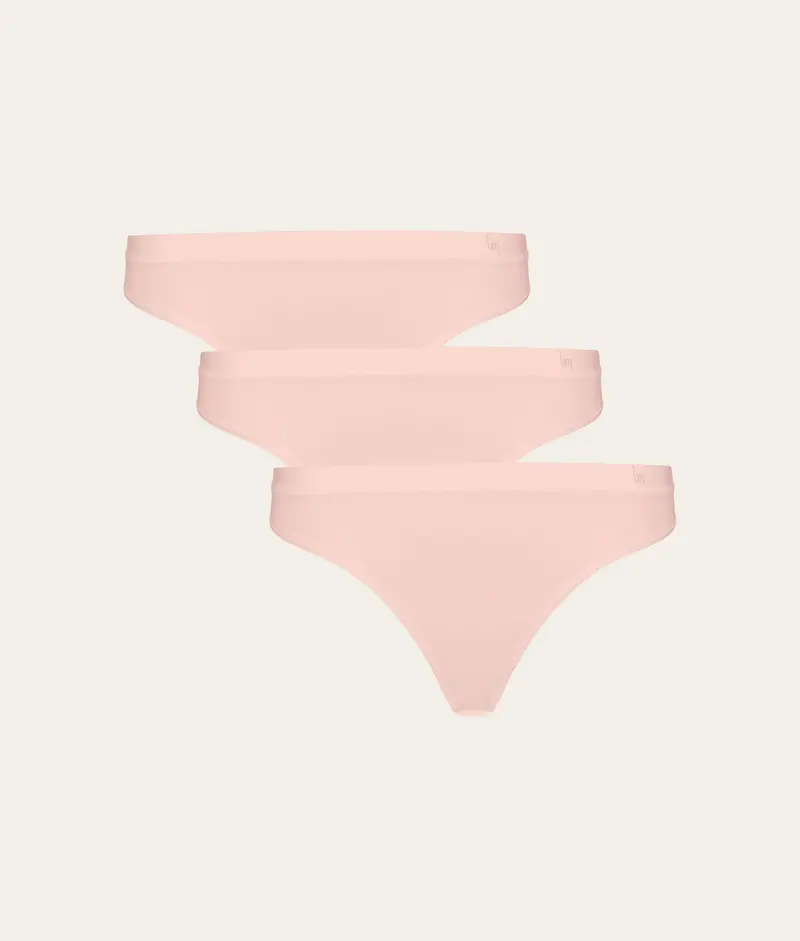 Lichtroze Bikinislip Blush Dusk (3-pack)