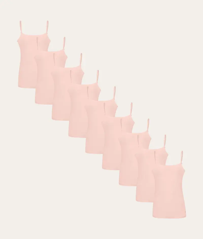 Lichtroze Camisoles Blush Dusk (9-pack)