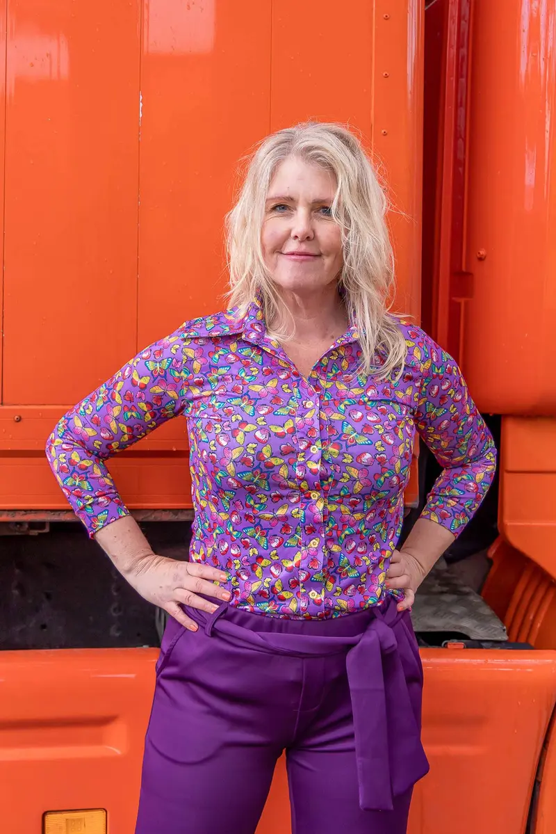 Lilou shirt - Aurora butterfly