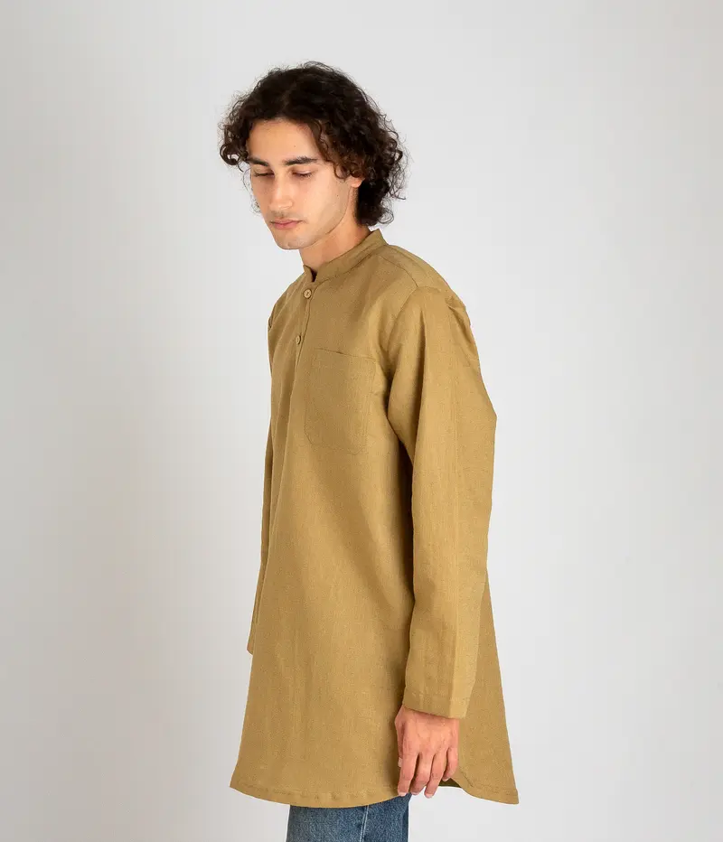Linnen Kurti Jericho - Khaki