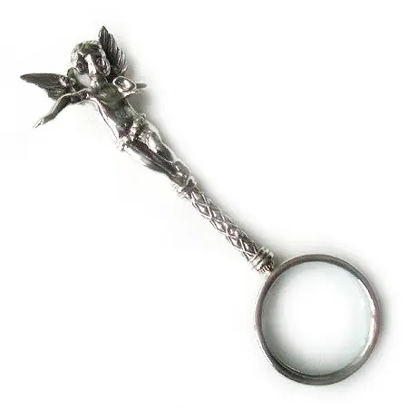 Loep zilver met engel