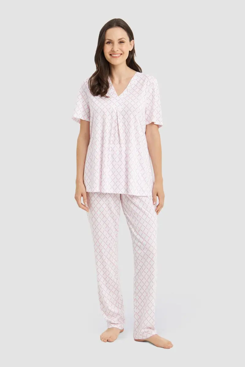 Logoprint Pyjama 3885261 Wit