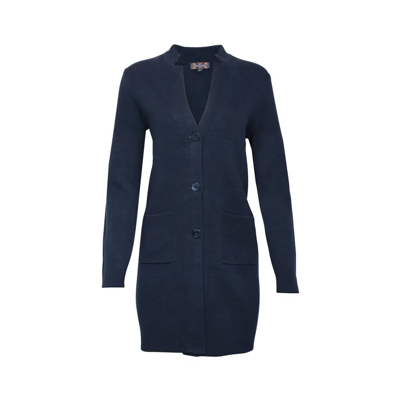 Long blazer structure knit