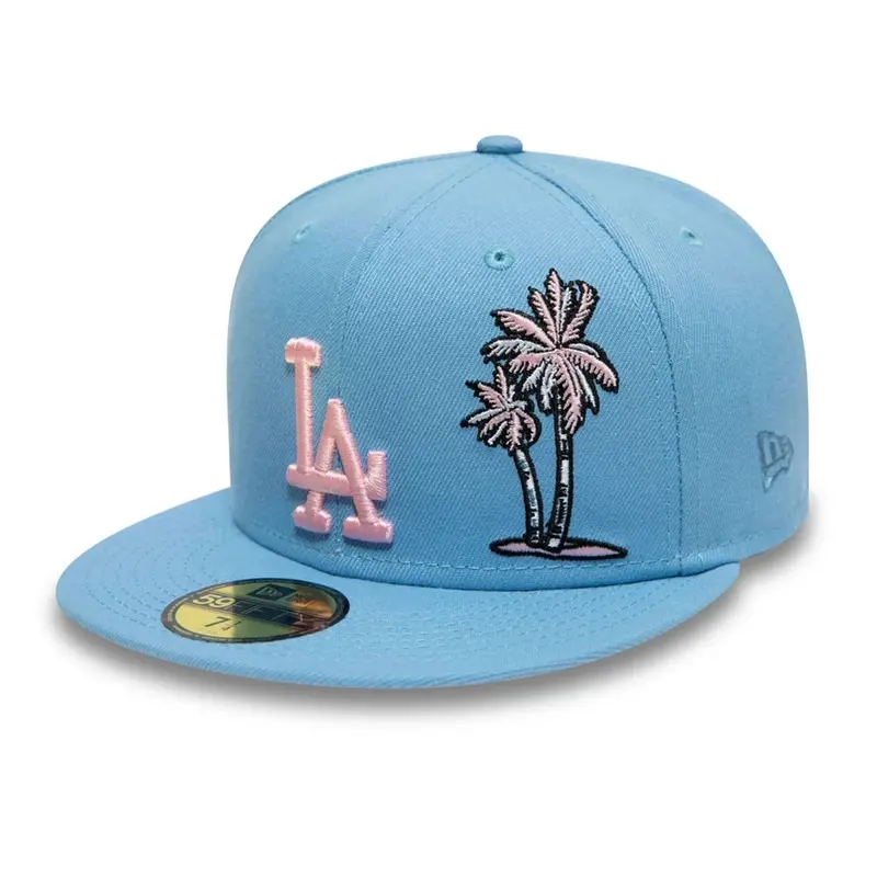 Los Angeles Dodgers MLB Palm Taco 59Fifty New Era Light Blue