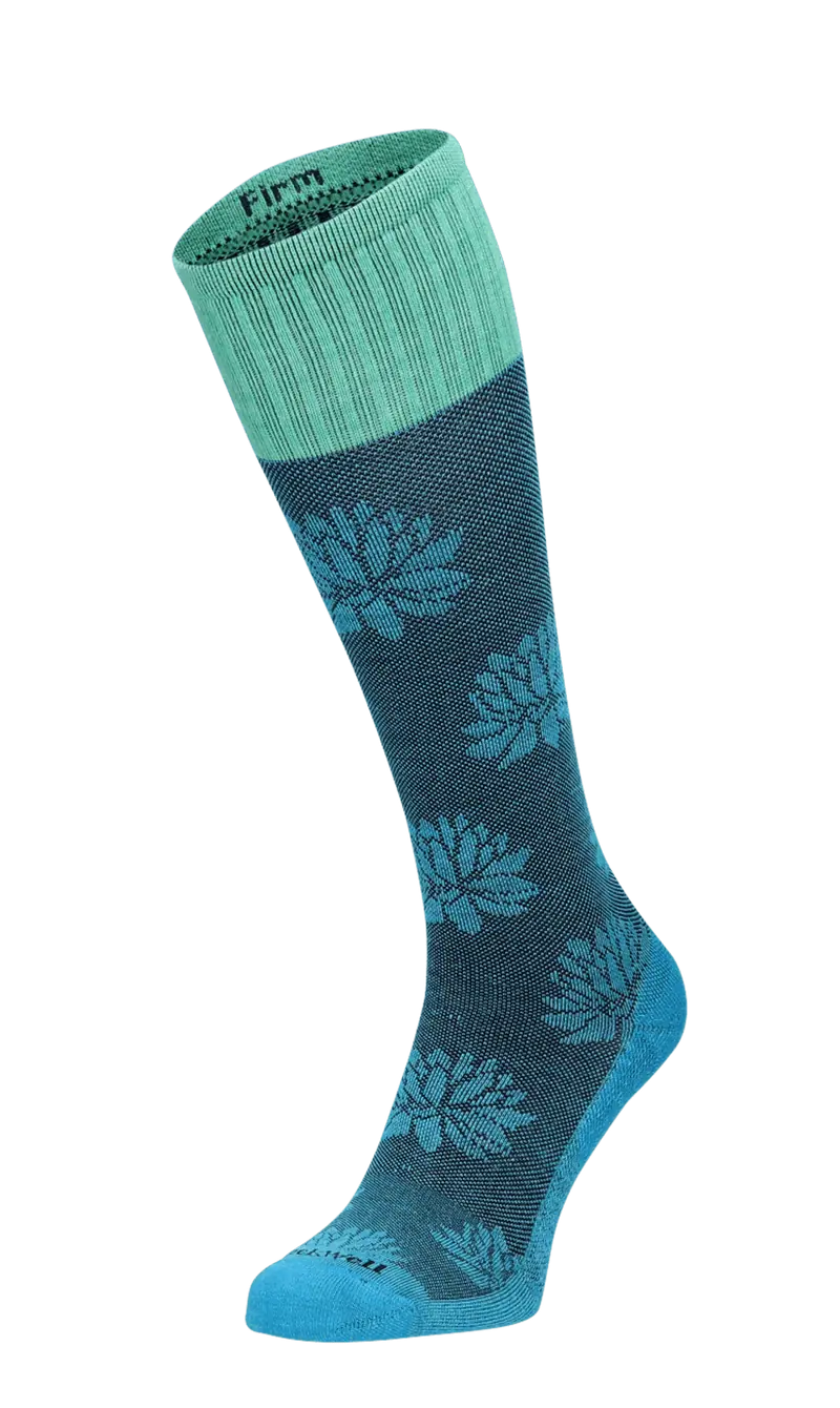 Lotus Lift Dames Compressiekousen Klasse 2 Turquoise
