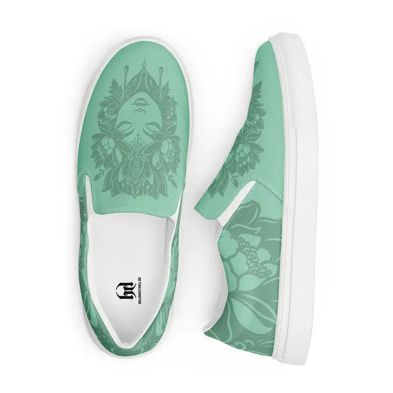 Lotus - Slip-On FEMME (noir ou blanc)