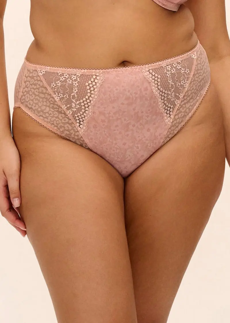 Lucie High Leg Broekje Pale Blush