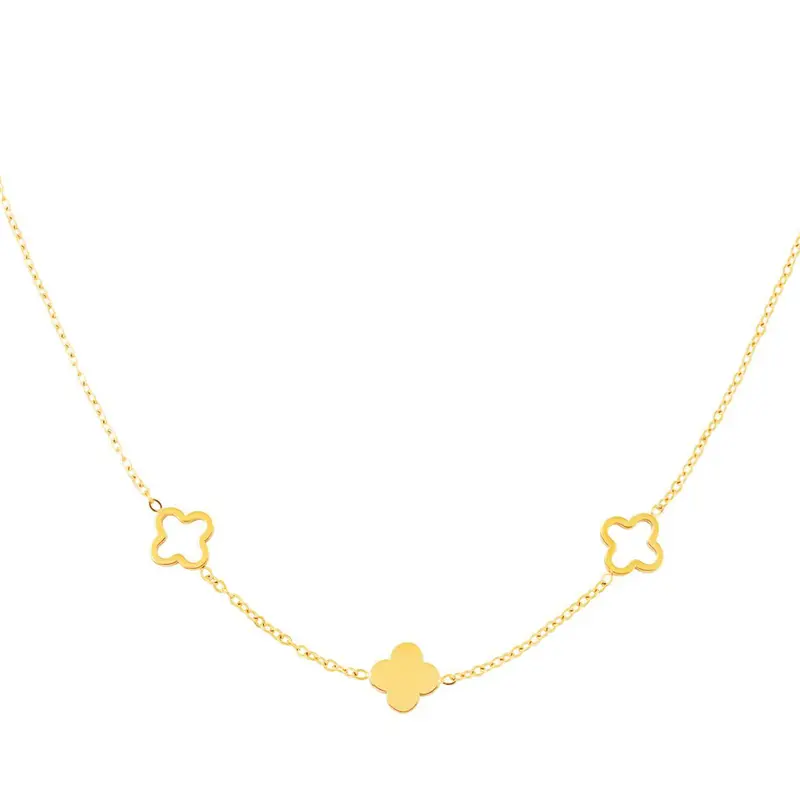 Lucky Bloom Ketting Goudkleurig