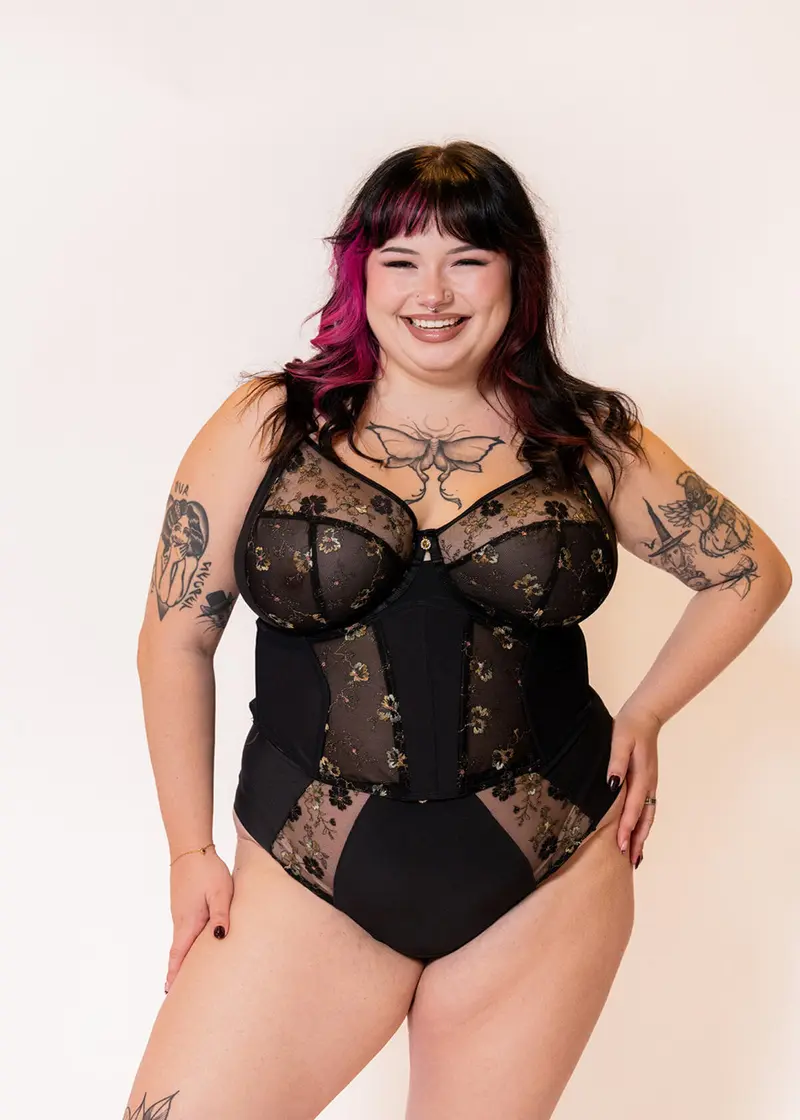 Lyriana Jet Full Cup BH Zwart