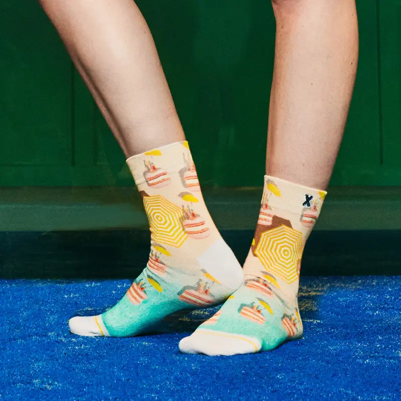 Macaron dames shortsocks