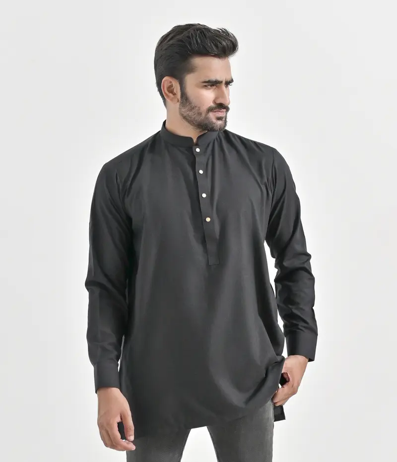 Malaysian Kurti Chino - Black