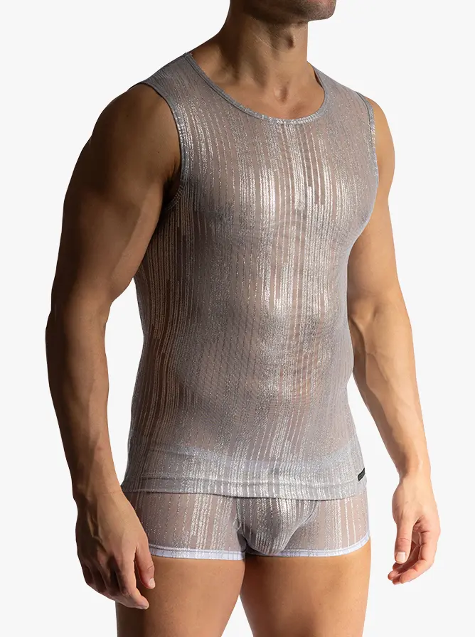 Manstore M2464 Tank Top Silver